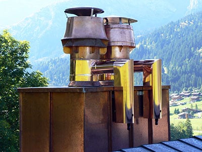 Eco Tube electrostatic particle catcher for existing wood stoves and chimneys.